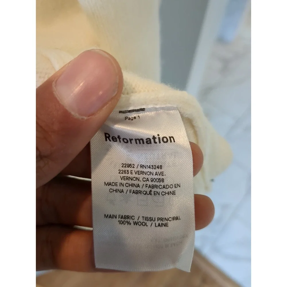 Reformation womens size